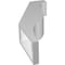 Ekena Millwork 3 1/2-in. W x 10-in. D x 22-in. H Funston Architectural Grade PVC Knee Brace BRCP035X10X22FST - alternate 4
